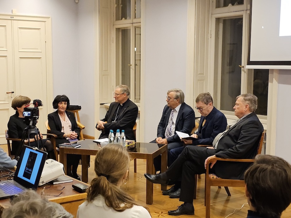 Paneļdiskusija „Leona XIV laiks Baznīcai un pasaulei” ar Dr. theol. Zbigņevu Stankeviču 17 LDA Uldis Veiss, Gundars Bozdorfs 30.okt.2025